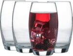 GlassWorld Barrel Shape Heavy Base Tall Bar Glass Water & Juice Glasses 300ml - Image 6