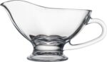 GlassWorld Glass Basic Chatni/Sauce/Gravy Boat Transparent, 350ml, Single Piece - Image 2
