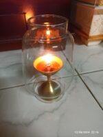 GlassWorld Lantern Glass Shade Chimney Top for Indian Lanterns, mandir Oil Lamps, candles Table Lamps Lamp Shade - Image 3