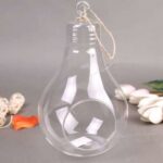 GlassWorld Hanging Glass Terrarium 100% Handmade Bulb Shape Tealight Candle Holders for Diwali Christmas Tealights, Corporate Gifts, Home Decor Gift Item, Diwali Decoration, Christmas Decoration - Image 3