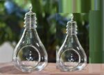 GlassWorld Hanging Glass Terrarium 100% Handmade Bulb Shape Tealight Candle Holders for Diwali Christmas Tealights, Corporate Gifts, Home Decor Gift Item, Diwali Decoration, Christmas Decoration - Image 5