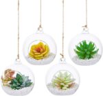 GlassWorld Hanging Glass Terrarium 100% Handmade Tealight Candle Holders for Diwali Christmas Tealights, Corporate Gifts, Home Decor Gift Item, Diwali Decoration, Christmas Decoration - Image 2