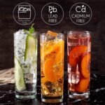 GlassWorld Istanbul Heavy Round Base Tall Bar Glass Water & Juice Glasses 300ml - Image 4