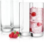 GlassWorld Istanbul Heavy Round Base Tall Bar Glass Water & Juice Glasses 300ml - Image 3