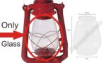 GlassWorld Lantern Glass Shade Chimney Top for Indian Lanterns, mandir Oil Lamps, candles Table Lamps Lamp Shade - Image 6