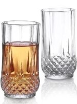 GlassWorld Long Champ Heavy Base Tall Bar Glass Water & Juice Glasses 250ml - Image 6