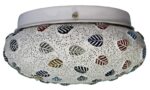 GlassWorld Mosaic Glass Ceiling Lamp/Light for Rooftop Living, Gift & Home Decorations (Bulb not Included) - Image 6