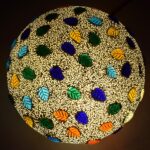 GlassWorld Mosaic Glass Ceiling Lamp/Light for Rooftop Living, Gift & Home Decorations (Bulb not Included) - Image 7