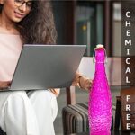 GlassWorld Premium Crackled Colored Bottle Airtight & Leak Proof Swing Cap Glass Bottle with Stopper for Beverages Oil Soda Beer Juice Kombucha Milk - Image 2