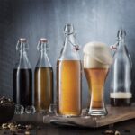 GlassWorld Premium Clear Glass Bottle Airtight & Leak Proof Swing Cap Glass Bottle with Stopper for Beverages Oil Soda Beer Juice Kombucha Milk, 1000ml Fridge Water Bottles - Image 9