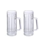 GlassWorld Premium FrameWall 550ml Party Beer Mugs Big Beer Glasses - Image 2
