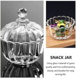 GlassWorld Premium Pumpkin Candy Bowl, Glass Container for Sweets, Snacks, Dry Fruits - Image 2