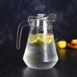 GlassWorld Premium Romance Glass Water Jug with Plastic Lid & Handle, Pitcher for Serve Water, Milk, Juice, Beverage, Cocktail - Image 6
