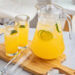 GlassWorld Premium Romance Glass Water Jug with Plastic Lid & Handle, Pitcher for Serve Water, Milk, Juice, Beverage, Cocktail - Image 7