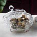 GlassWorld Stylish BigBase Candy Bowl, Glass Container for Sweets, Snacks, Dry Fruits - Image 3