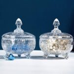 GlassWorld Stylish BigBase Candy Bowl, Glass Container for Sweets, Snacks, Dry Fruits - Image 4