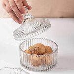 GlassWorld Stylish Elite Candy Bowl, Glass Container for Sweets, Snacks, Dry Fruits - Image 5