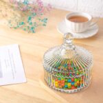 GlassWorld Stylish Elite Candy Bowl, Glass Container for Sweets, Snacks, Dry Fruits - Image 6