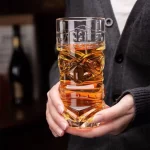 GlassWorld Tribal Tiki Tower Tropical Style Water & Juice Glasses 410ml