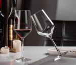 GlassWorld Winster Crystal Touch 360ml Diamond Cut Seamless Designer Wine and Champagne Tumblers Glass Set