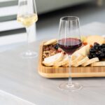 GlassWorld Winster Crystal Touch 360ml Diamond Cut Seamless Designer Wine and Champagne Tumblers Glass Set - Image 3