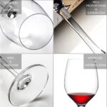 GlassWorld Winster Win Crystal Touch Diamond 350ml Cut Seamless Designer Wine and Champagne Tumblers Glass Set - Image 3