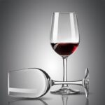 GlassWorld Winster Win Crystal Touch Diamond 350ml Cut Seamless Designer Wine and Champagne Tumblers Glass Set