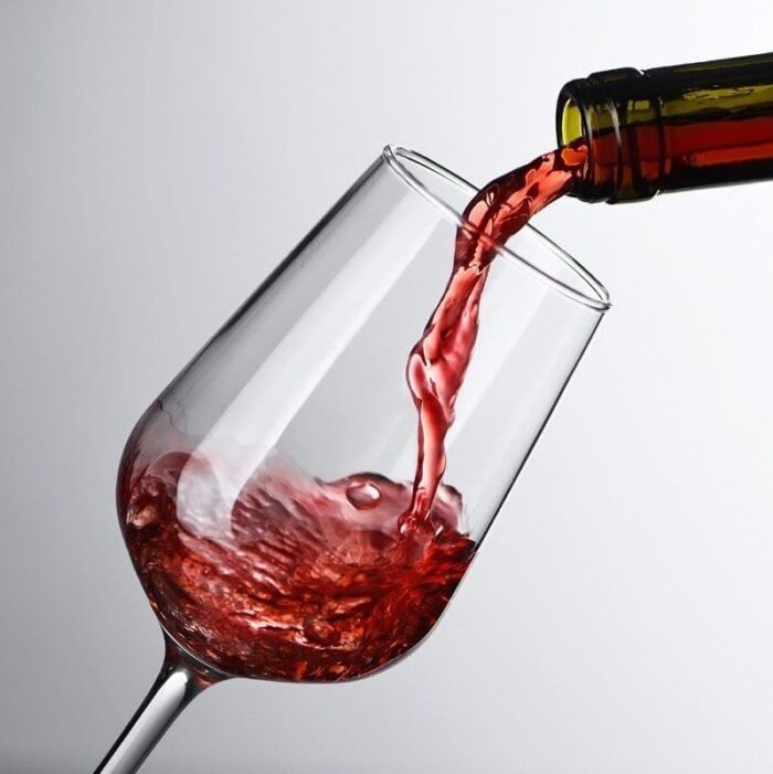 GlassWorld Winster Win Crystal Touch Diamond 350ml Cut Seamless Designer Wine and Champagne Tumblers Glass Set